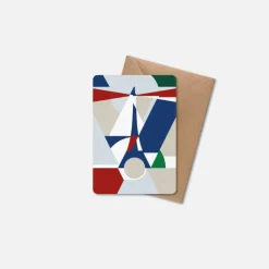 Carte A6 - Tour de Paris Bleue