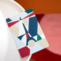Carte A6 - Tour de Paris Bleue