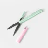 Ciseaux de poche bicolores - Rose et Vert