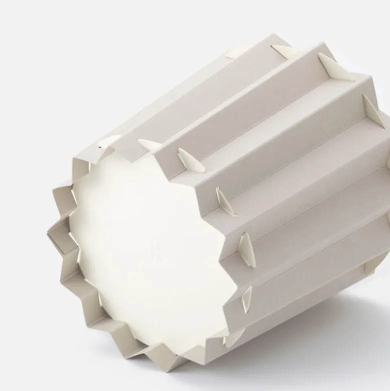 Corbeille Zigzag - Beige