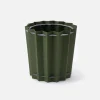 Corbeille Zigzag - Vert Foncé