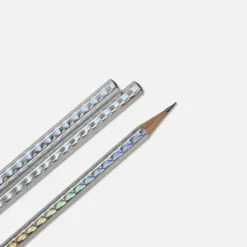 Crayon Japonais - HB Holographique argent
