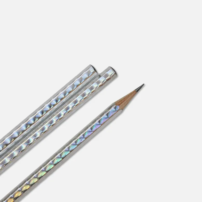 Crayon Japonais - HB Holographique argent