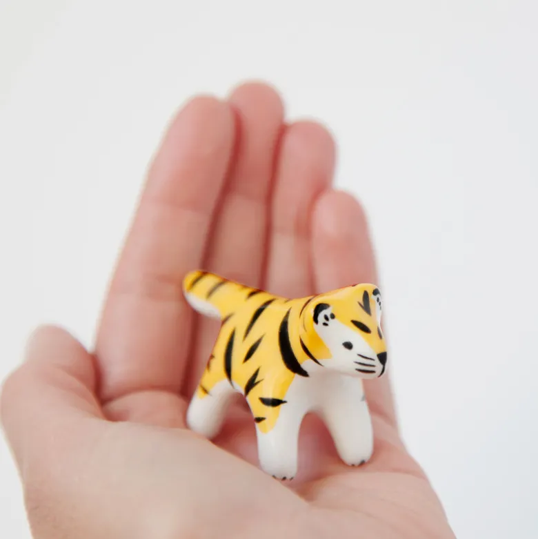 Figurine Tigre Jaune