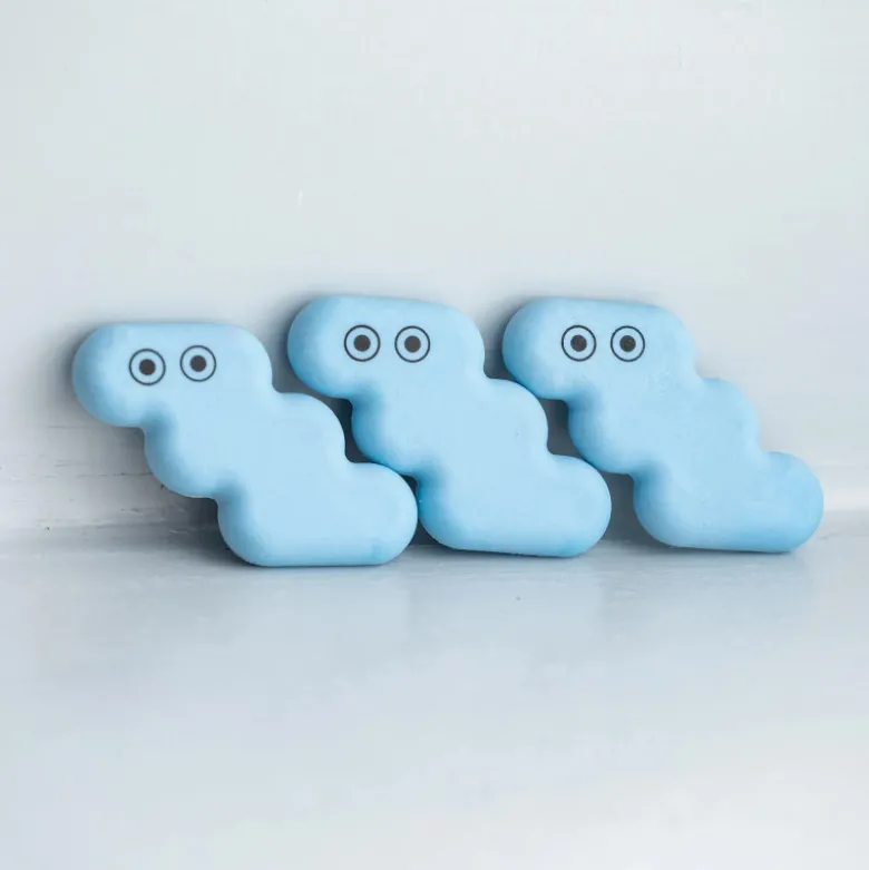 Gomme Oop! Bleue