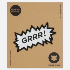 Grand écusson autocollant - Grrr