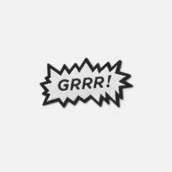 Grand écusson autocollant - Grrr