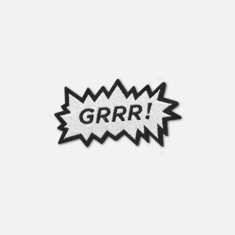 Grand écusson autocollant - Grrr