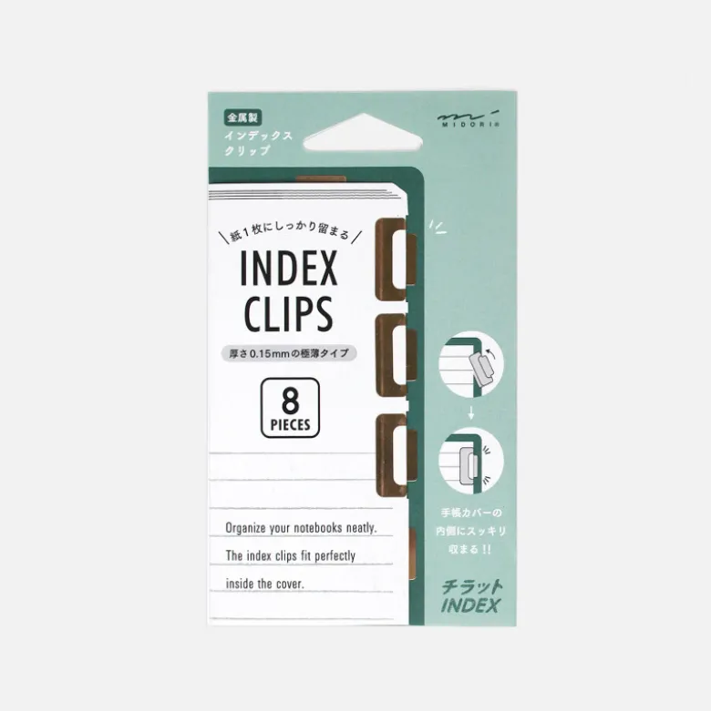 Index Clip - Or rose