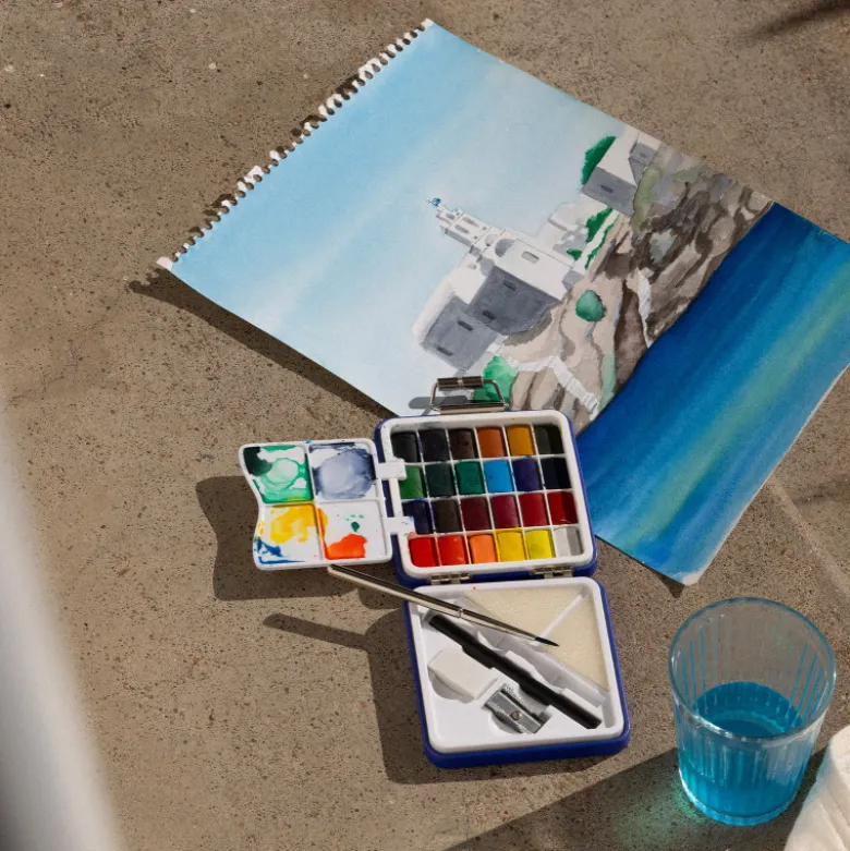 Kit d'aquarelle de voyage - Marine