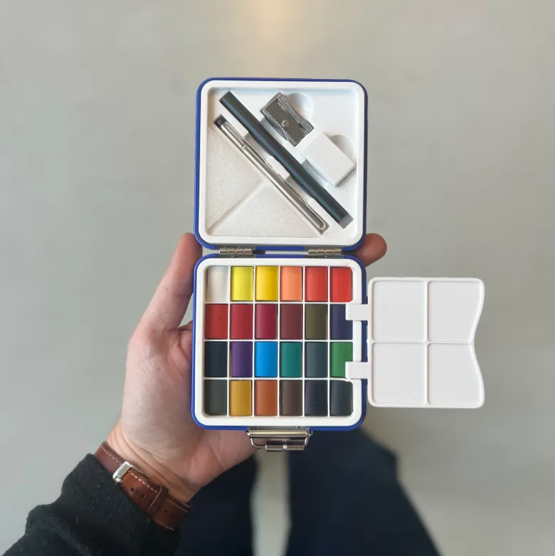Kit d'aquarelle de voyage - Marine