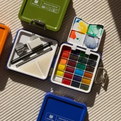 Kit d'aquarelle de voyage - Olive