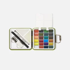 Kit d'aquarelle de voyage - Olive