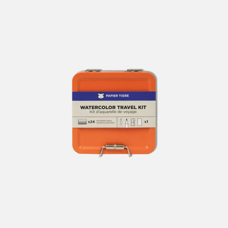 Kit d'aquarelle de voyage - Orange