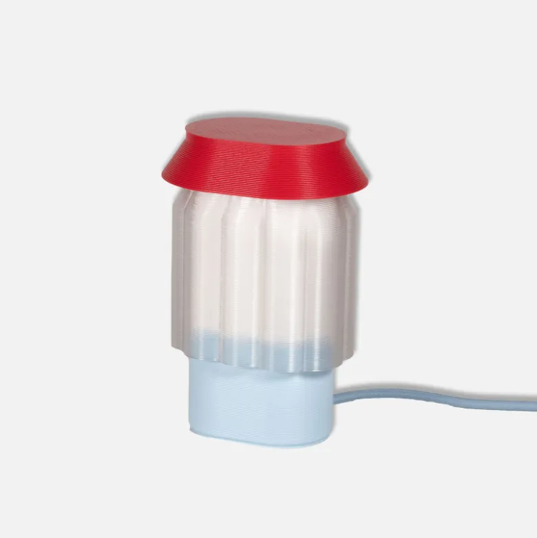 Lampe Nour - Ciel et rouge