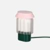Lampe Nour - Vert et rose
