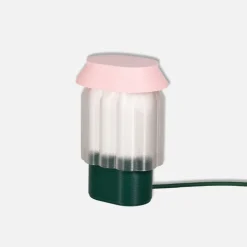 Lampe Nour - Vert et rose