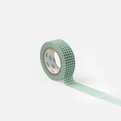 Masking Tape - Quadrillé Vert