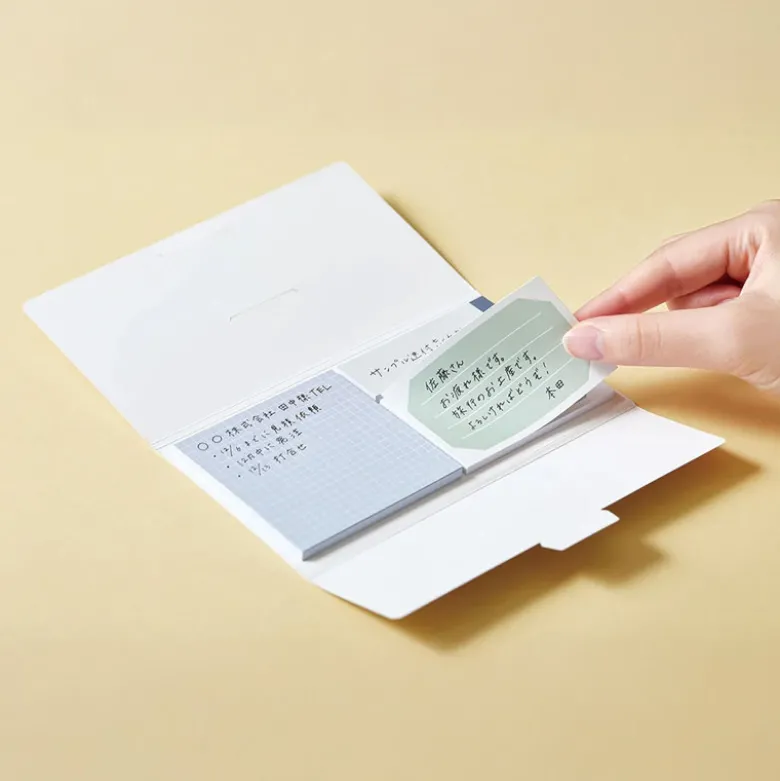 Notes adhésives - Emily - Assortiment Bleu