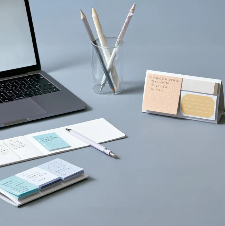 Notes adhésives - Emily - Assortiment Bleu
