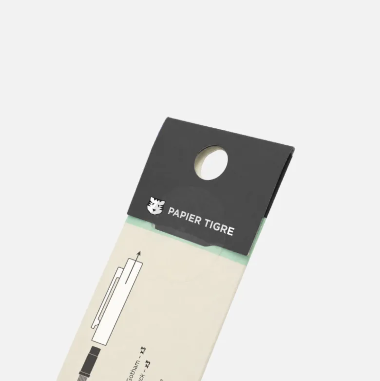 Pack de 3 recharges noires pour stylo-bille
