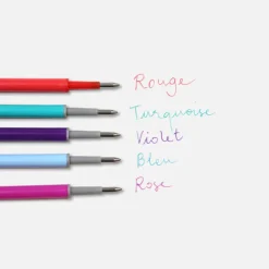 Pack de 5 recharges stylo effaçable Korektor - Multicolore