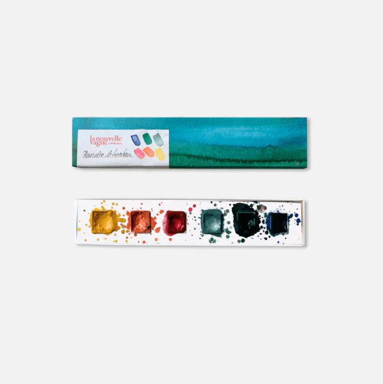 Palette d'aquarelle Peindre le bonheur