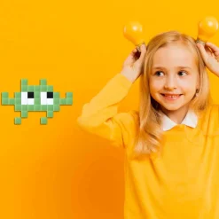 Pixel Corner - Alien vert