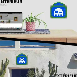 Pixel Corner - Alien vert