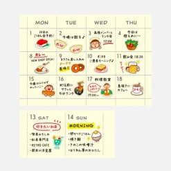 Planche de stickers - Food