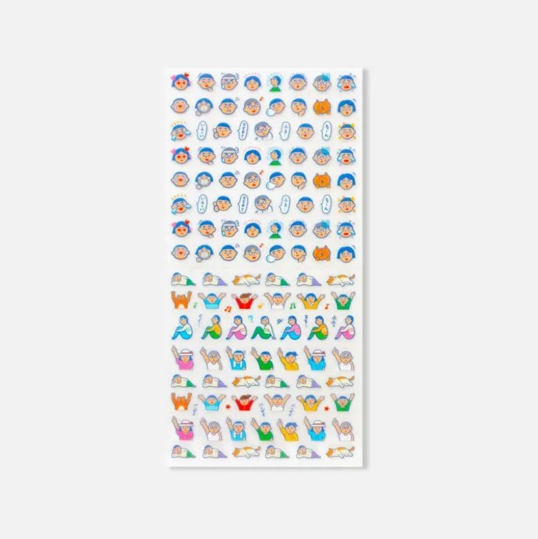 Planche de stickers - Humans