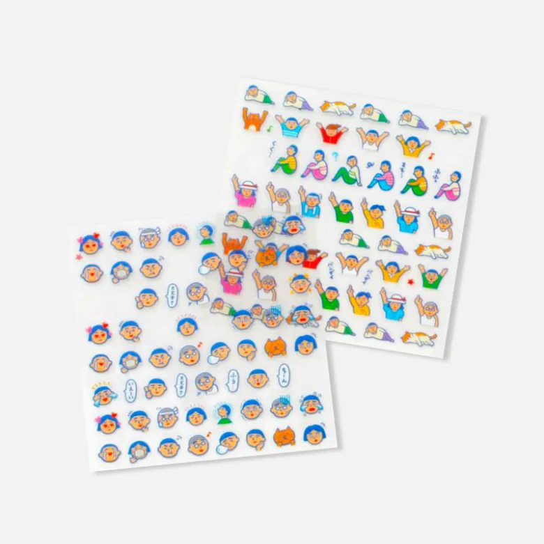 Planche de stickers - Humans