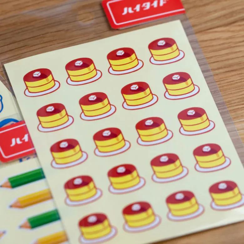 Planche de stickers - Pancakes