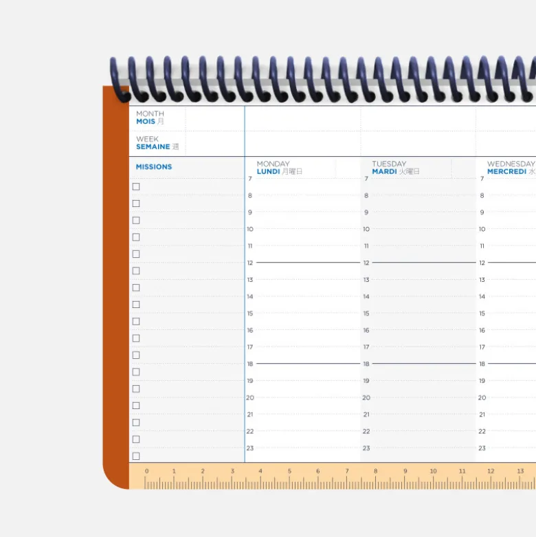Planning Hebdomadaire - Mirage