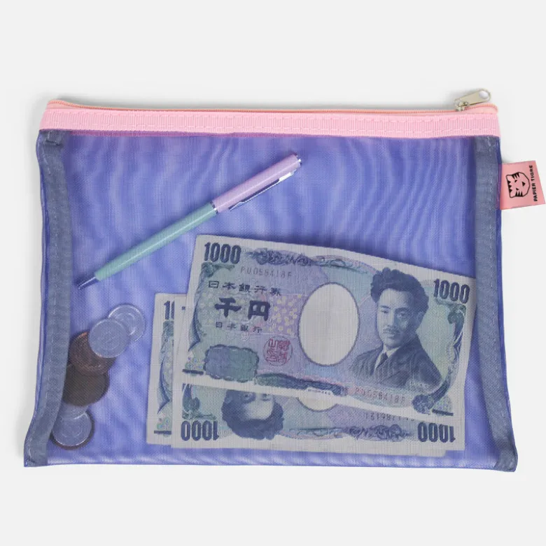 Pochette Mesh M - Indigo