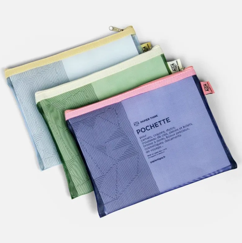 Pochette Mesh M - Indigo