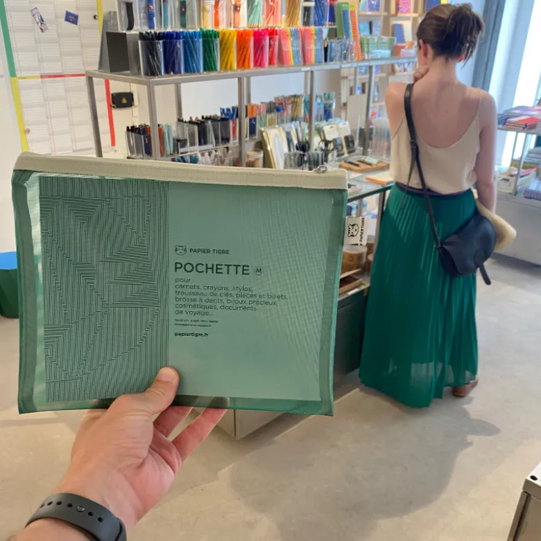 Pochette Mesh M - Vert