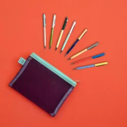 Pochette S et les 8 stylos - Aqua