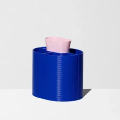 Pot à crayons - Bleu et rose