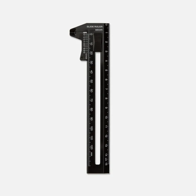 Règle Midori Pied à coulisse - Noire