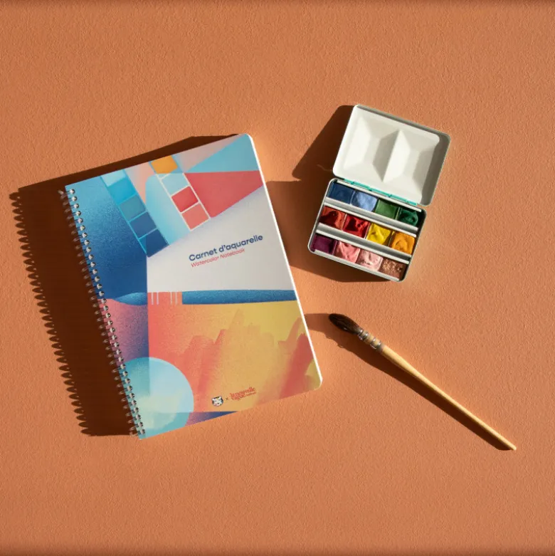 Set de carnet d'Aquarelle