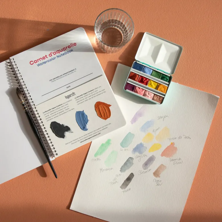 Set de carnet d'Aquarelle
