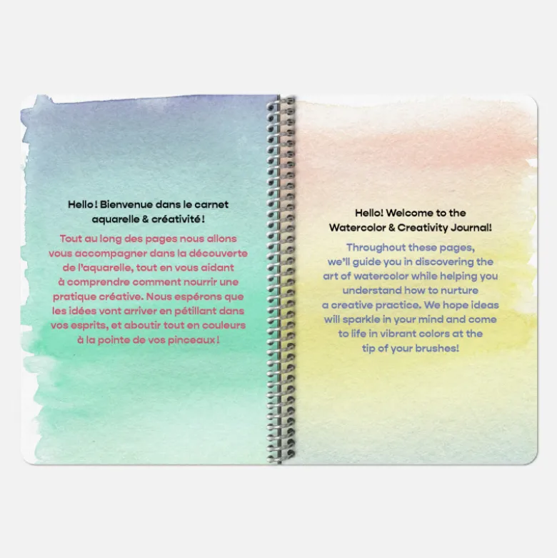 Set de carnet d'Aquarelle