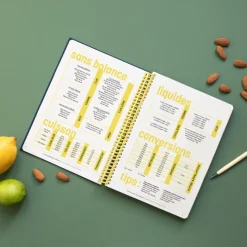 Set de carnet de recettes tissu - Jean