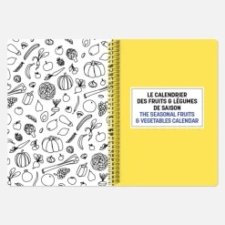 Set de carnet de recettes tissu - Marine