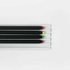 Set de 4 Crayons Japonais Fluo Noir