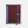 Set de Papeterie - Carnet tissu Bordeaux