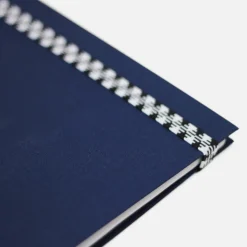 Set de Papeterie - Carnet tissu Marine