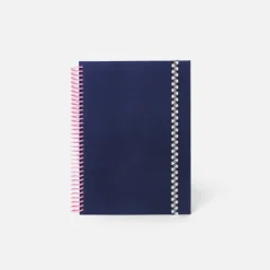 Set de Papeterie - Carnet tissu Marine