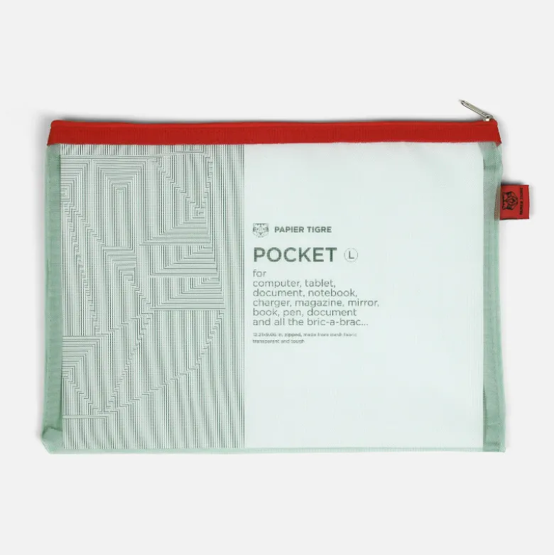 Set de 4 Pochettes Mesh - Rouge